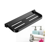 Étagère murale pliable : étagère pliable de salle de bain flottante étagères flottantes en aluminium Étagère murale pliable en aluminium