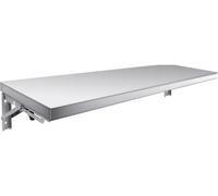 Étagère murale pliante en acier inoxydable pour cuisine, buanderie, table pliante de qualité commerciale, 80 x 25 cm