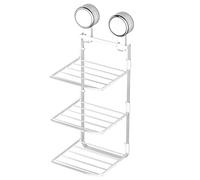 Étagère Murale Pliante Organisateur À Ventouses Gain De Place 3 Niveaux