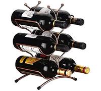 Étagère murale pour bouteille de champagne, vin ou bouteille de vin, support pour 6 bouteilles de vin, surface créative : longueur 21 cm, 35 cm, largeur 16 cm - petit casier à vin