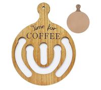 Étagère murale pour café, porte-dosettes murales, porte-dosettes murales, porte-capsules murales, 40 x 30 x 1,2 cm/15,75 x 11,81 x 0,47 pouces pour bar, salon, cuisine