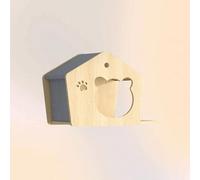 Étagère murale pour chat, étagère d'angle pour chat, perchoirs économiseurs d'espace, design en planche épaisse, combinaison de bricolage gratuite, parfaite pour les petits espaces