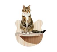 Étagère murale pour chat - Étagère d'escalade pour chat - Étagère murale pour chat - Étagère murale pour chat et perchoi pour le mur - Étagère murale en bois massif épais - Meuble mural pour chat