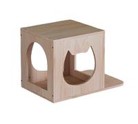 Étagère murale pour chats de grande taille - Meuble en pin pour dormir, jouer, grimper et se détendre