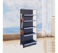 Étagère murale pour gondole de vente au détail - Étagères combinées avec grille pour l'organisation des supermarchés et des dépanneurs