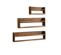 Étagère murale pour livres - Organiseur de rangement étroit pour livres, étagère ouverte pour chambre à coucher, salon, bureau