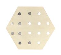 Étagère murale pour marqueurs de golf- Planche rangement magnétique en bois, organisateur compact, balles et haute capacité | Présentoir golfs accessoires collection club-house bureau à domicile