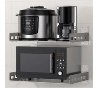 Étagère murale pour micro-ondes, rangement de cuisine, support de poêle, accessoire de cuisine essentiel pour une organisation efficace