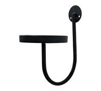 Étagère murale pour - Pot de fleurs vertical flottant 400 g, support de fleurs en métal , support de pour fenêtre suspendue noire | Affichage décoratif moderne