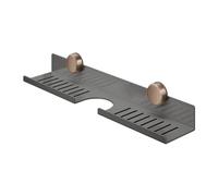 Étagère murale pour robinet de salle de bain, salle de bain - Ventouse peu encombrante en acier au carbone pour toilettes, cuisine, buanderie