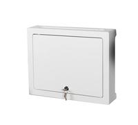 Étagère murale pour routeur Internet sans fil - Boîte de rangement murale pour la gestion des câbles et des fils - Boîte murale Wi-Fi simple pour blindage et finition des prises - Design tour en fer