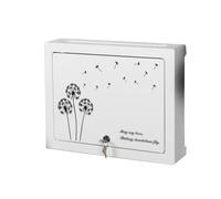 Étagère murale pour routeur Internet sans fil - Boîte de rangement murale pour la gestion des câbles et des fils - Boîte murale Wi-Fi simple pour blindage et finition des prises - Design tour en fer