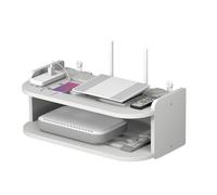 Étagère Murale pour routeur WiFi, étagère Murale pour projecteur, Support de Rangement sans perçage, Support de routeur sans Fil, étagère de Dissipation de la Chaleur, Support de boîtier,