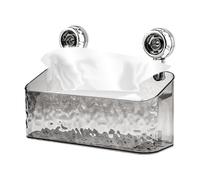 Étagère murale pour salle de bain : pour chariot de douche, organisateur de douche sans perçage avec motif de glacier, organisateur de rangement de douche, chariot de salle de bain stable et rigide