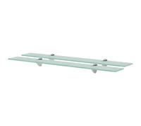 vidaXL Schappen zwevend 2 st 30x10 cm 8 mm glas3051510 Transparent G