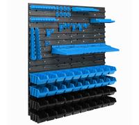 Étagère murale pour système de rangement Porte-outils Boîtes Bleu 10 Tailles XXL