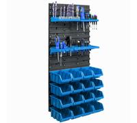 Étagère murale pour système de rangement Porte-outils Boîtes Bleu 10 Tailles XXL
