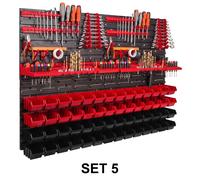 Étagère murale pour système de rangement Porteoutils Boîtes Rouge 10 Tailles XXL