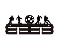 Étagère murale pour trophée avec crochets | Support de présentation de récompenses | Pour la maison, le bureau, le défi, la course à pied, les coureurs, le football, le baseball, la gymnastique