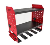 Étagère Murale Rangement Outils Électroportatifs - pour Perceuse - Meuleuse - 4 emplacements - Passage pour Câbles - 45kg