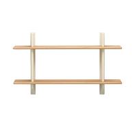 Rayonnage Mural étagère murale Vitra Chêne naturel massif - Prouve Blanc Colombe - 4055737138416