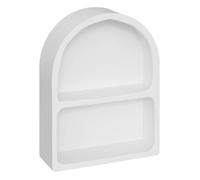 Atmosphera – Étagère murale Soleya 45 × 35 cm MDF blanc