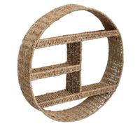 Étagère murale ronde fibre naturelle D58cm - Atmosphera createur d'interieur