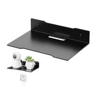 Étagère Murale Routeur - Support en Métal Support Affichage, Accessoire de Stockage WiFi | Plateau AV sous la Télévision des Boîtes à Câbles, Lecteur DVD, Appareils de Jeu, TV Media Cabinet