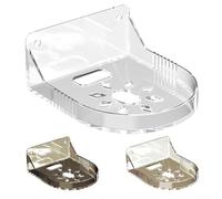 Étagère murale sans perçage pour écrans et routeurs, solution de rangement élégante et compacte pour n'importe quelle pièce (marron)