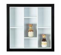 Étagère murale "Septem" avec 7 compartiments - Noir et blanc Inter Link