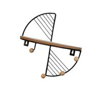 Étagère murale stable en métal avec système de montage facile, esthétique moderne pour un stockage fiable à long terme Étagère de rangement de bureau