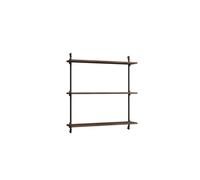 Étagère Murale Standard , Chêne Fumé/ Noir