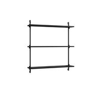 Étagère Murale Standard Moebe Noir/ Noir