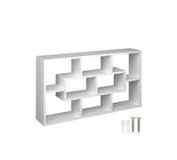 Etagère murale style rétro blanc