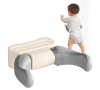 Étagère murale - Support de douche sans perçage - Organiseur de salle de bain peu encombrant - Support anti-glissement - Hauteur réglable - Étagère portable pour bébé pour salle de bain, maison