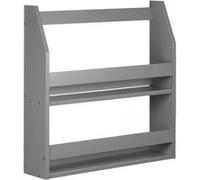 Etagre Murale Suspendue En Bois Gris Gris