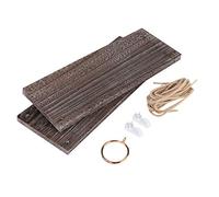 Étagère Murale Suspendue en Bois Vintage pour Cour, Pot de Fleurs et Plantes, décoration de la Maison (Double Couche)