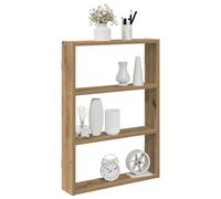 vidaXL Étagère murale chêne artisanal 43x9x60 cm bois d'ingénierie, flottante d'angle, marron