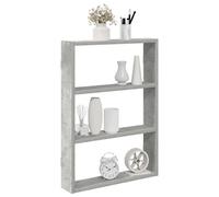 vidaXL Étagère murale gris béton 43x9x60 cm bois d'ingénierie