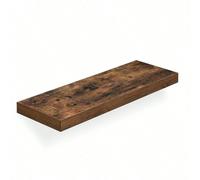 Étagère Murale, Tablette Flottante,60 X 20 X 3,8 Cm, En Mdf, Marron Rustique