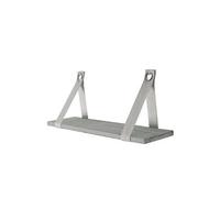 Étagère murale Var, étagère de suspension, style shabby, vintage 50cm gris