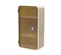 Étagère murale verticale pour salle de bain avec poignées rondes, design étroit, parfait pour la cuisine, la salle de bain et l'entrée, finition jaune élégante