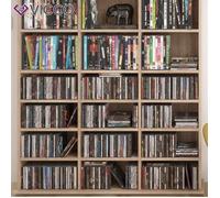 Étagère murale Vicco pour CD et DVD Étagère sur pied Étagère média Étagère murale Étagère à livres sonoma