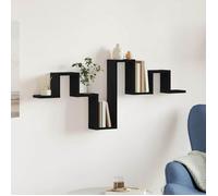 Étagère murale VidaXL chêne noir 104,5 x 10 x 43 cm - Bois d'ingénierie