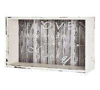 HAKU étagère Murale Motif, Vintage, MDF - Dim.: L 33 cm x H 20 cm x P 10 cm, Style: Industrial