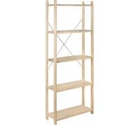 Etagère Natura 5 tablettes et montants à lattes