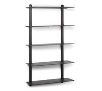 Gejst Étagère Nivo E large Frêne teinté noir-noir