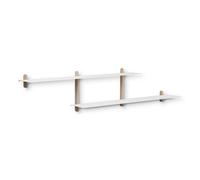 Étagère Nivo Grand H Chêne Clair/ Blanc