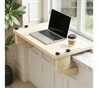 Étagère originale pour plantes de fenêtre, rallonge de rebord de 55 cm pour plantes d'intérieur, sans perçage, adaptée aux locataires, table de fenêtre, étagère en bois robuste