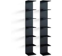 Vicco étagère Paolo, Noir, 30 x 190 cm Ouvert